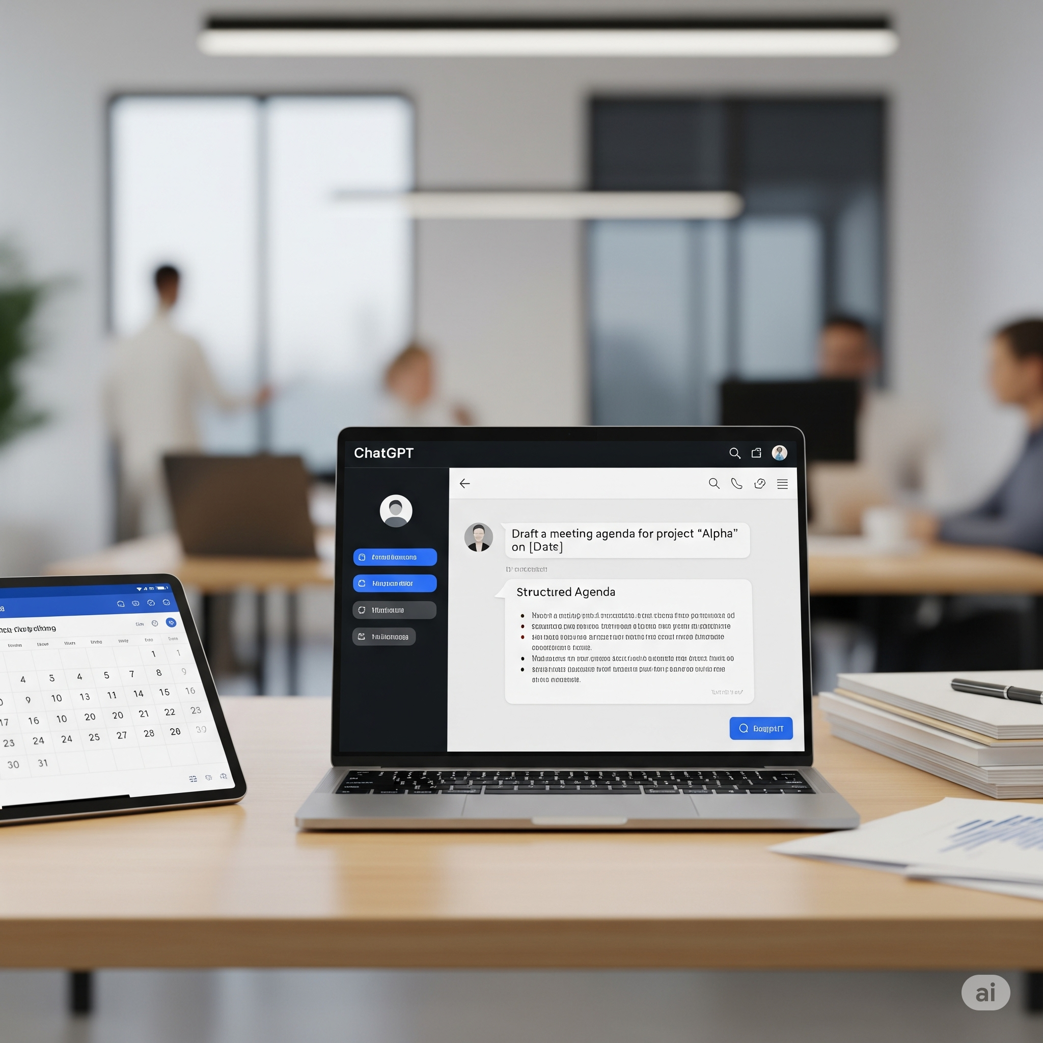 ChatGPT for Streamlining Administrative Tasks