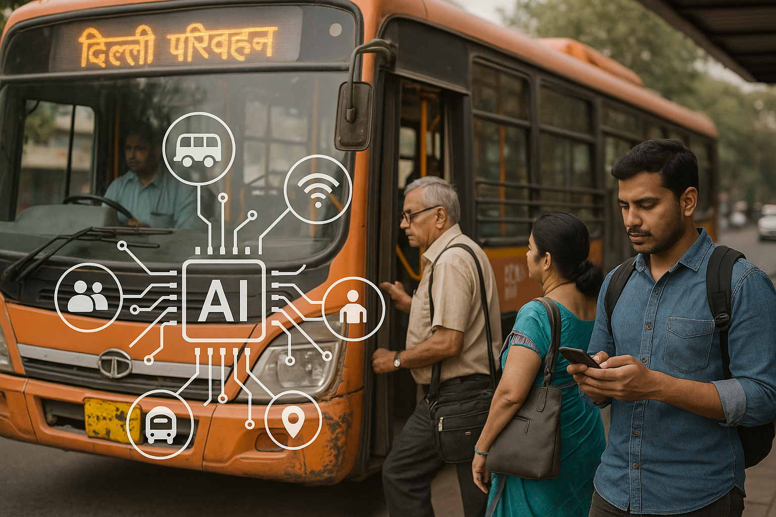 Smarter Commutes How AI is Revolutionizing Public Transport in India