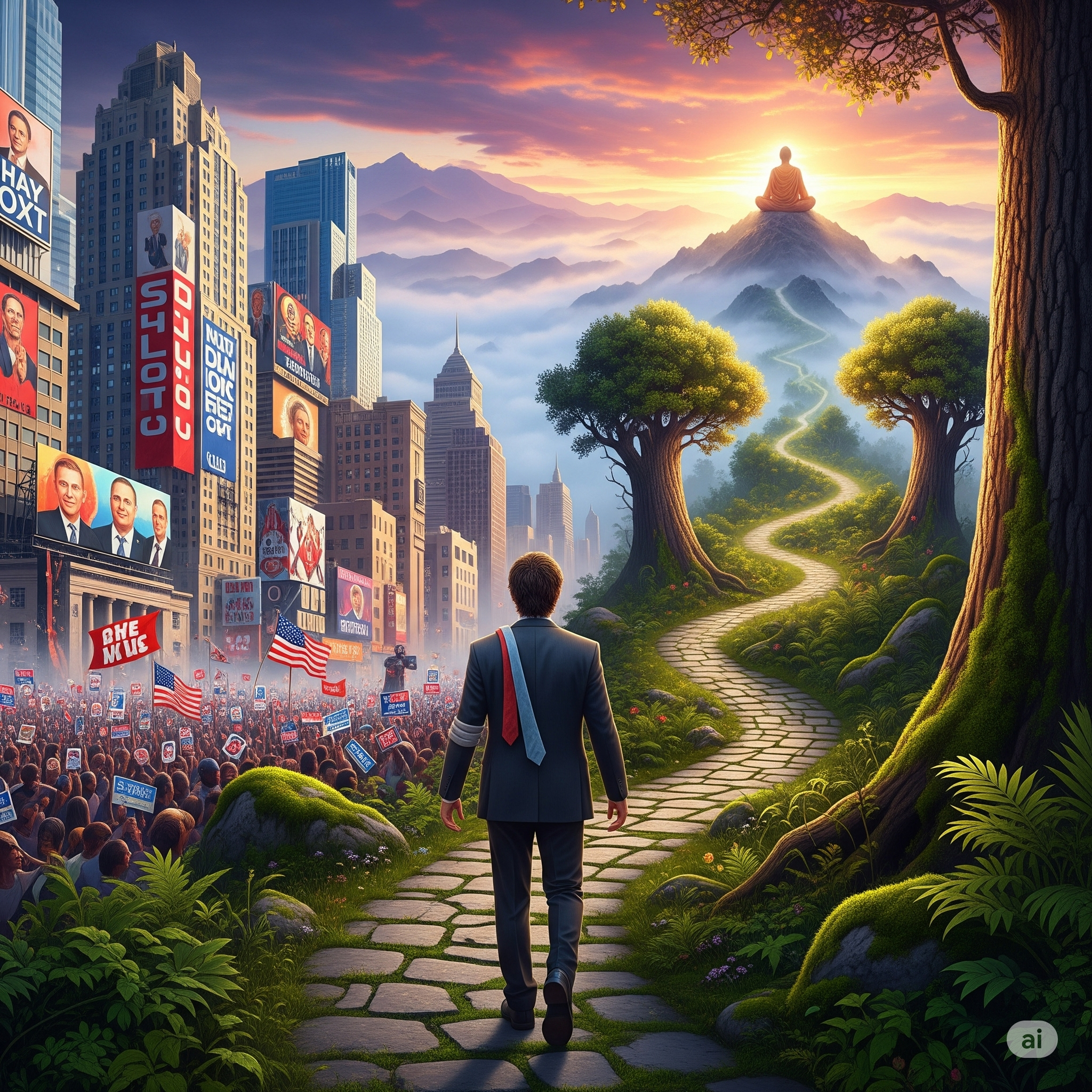 The Journey from Politics to Enlightenment
