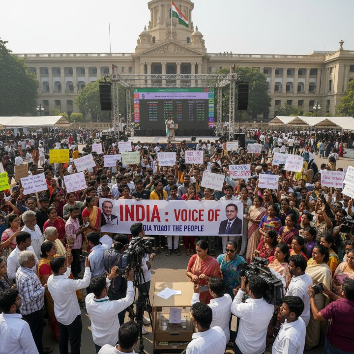 The Canvas of Freedom Painting India’s Democratic Landscape