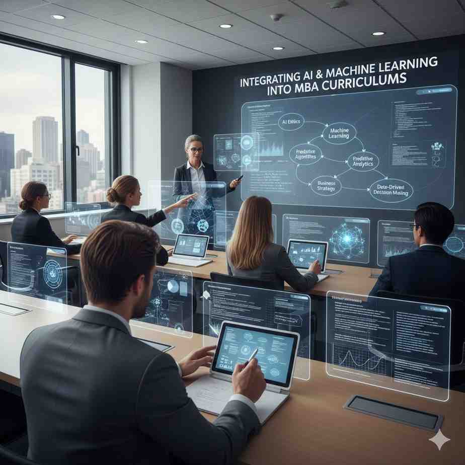 Integrating AI and Machine Learning into MBA Curriculums A Leap into the Future of Business