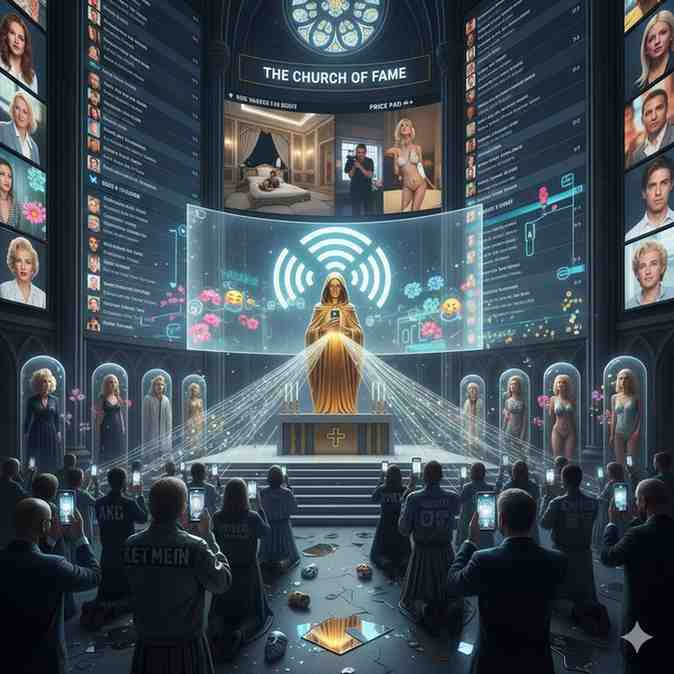 Fame as Religion, Rituals, Saints, Followers, and the Price Paid in Private