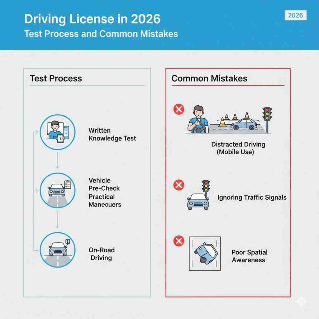 How to Get a Driving License in 2026 Test process and common mistakes