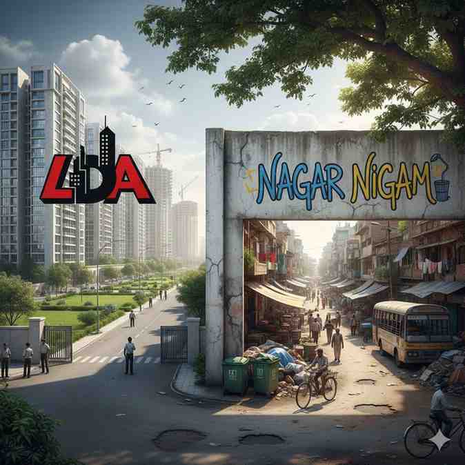 LDA vs Nagar Nigam Who Does What in Lucknow