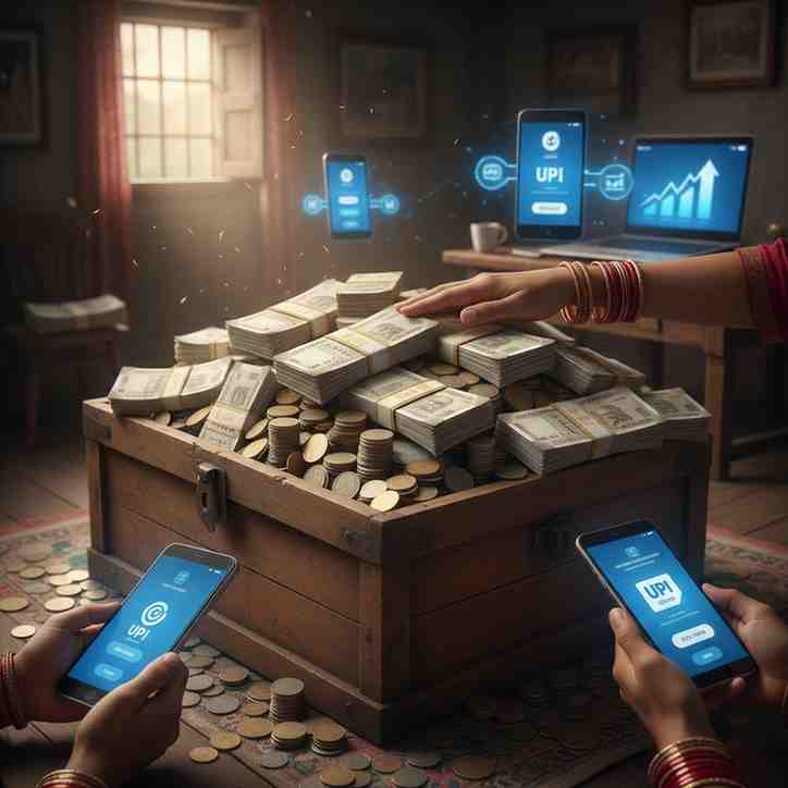 The ₹40 Lakh Crore Paradox Why India is Hoarding Cash Amidst a Digital Revolution