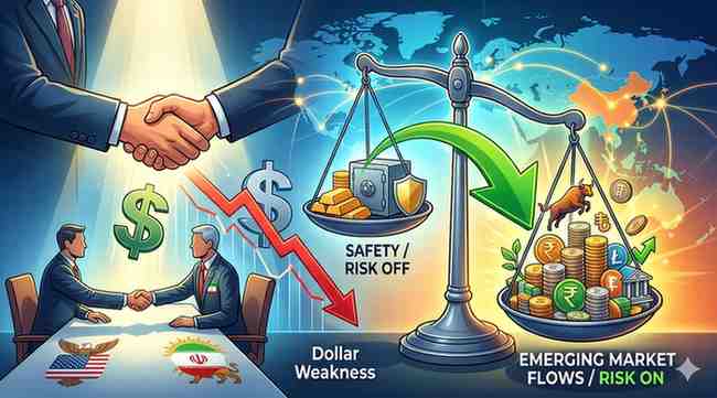 Dollar Weakness on US-Iran Diplomacy Signals Shift in Global Risk Appetite and Emerging Market Flows