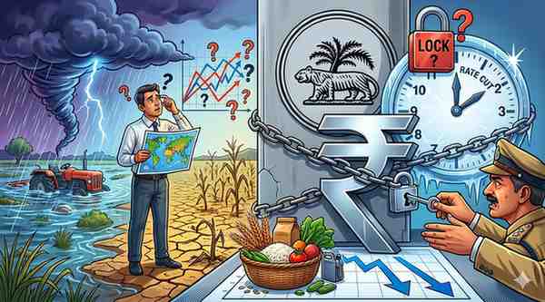 Erratic Monsoon Forecasts Could Force RBI to Delay Rate Cuts Despite Cooling Core Inflation