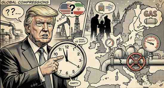 Geopolitical Tensions & Energy Crisis Trump’s Three-Week Iran Plan and Europe’s Gas Crunch