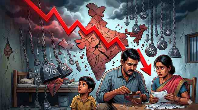 How India's Macro Slowdown Translates Into Household Financial Stress