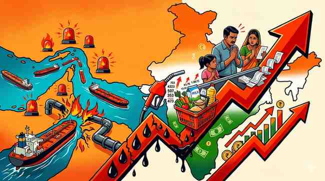 How Oil Supply Disruptions at Strait of Hormuz Could Raise Indian Household Costs and Inflation