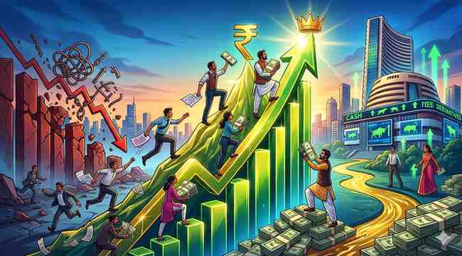 Indian Cash Equity Turnover Surges to 21-Month Peak as Investors Rotate Away from Derivatives