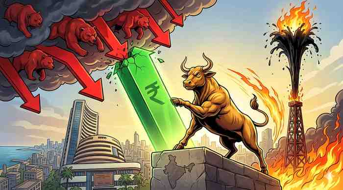 Indian Equities Defy FII Exit Pressure as Brent Spike Tests Market Resilience