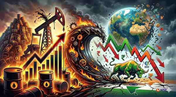 Oil Price Surge Triggers Sharp Correction in Indian Equities as Global Risk Appetite Evaporates