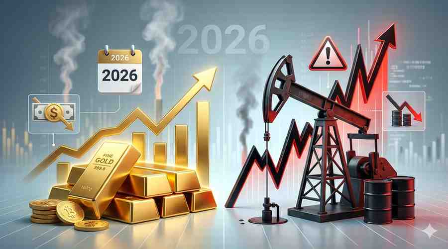 Oil Versus Gold as Inflation Hedge Why Crude May Outperform in 2026 Despite Higher Volatility Risk