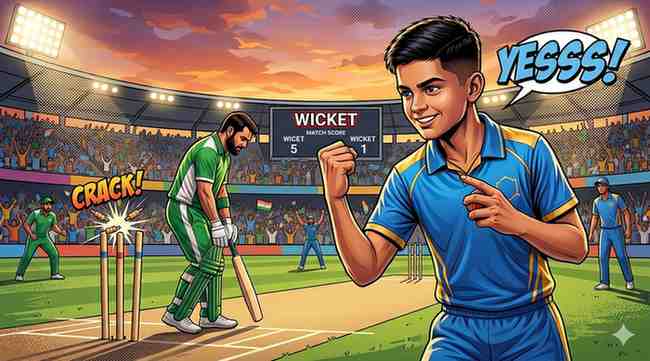 Revenge on the Pitch 15-Year-Old Vaibhav Suryavanshi Settles the Score with Praful Hinge