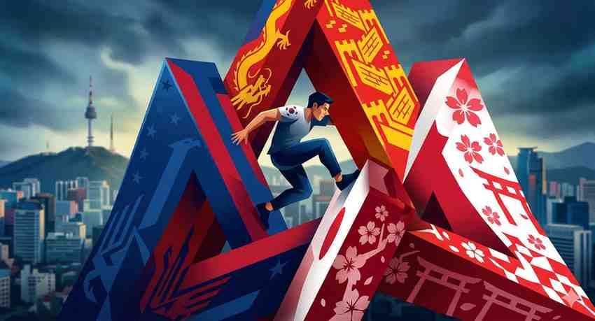 Seoul's Trilateral Diplomacy Squeeze How South Korea Navigates US-China-Japan Power Geometry