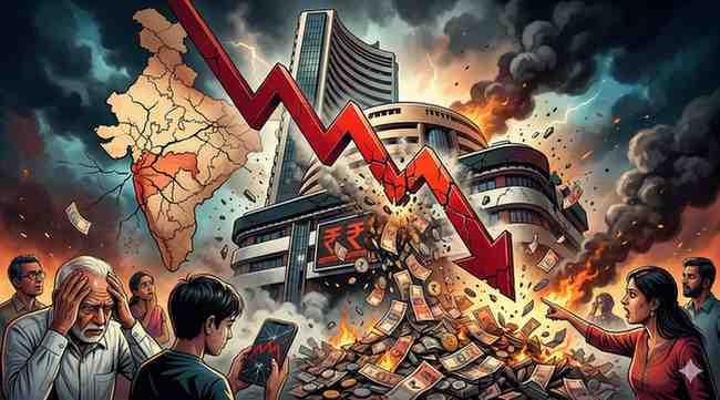 Why Did Indian Equities Shed ₹12 Lakh Crore in a Single Session Unpacking the Six-Factor Selloff