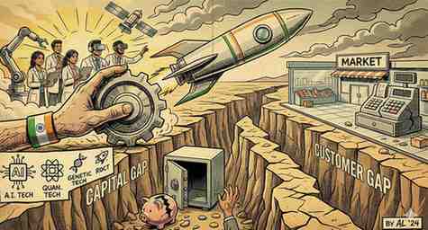 Why India's Deeptech Ambitions Face a Capital and Customer Gap Despite Policy Push