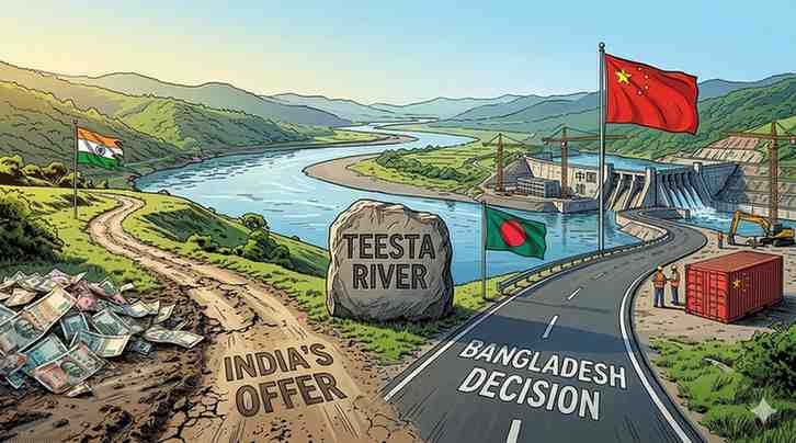 China Enters Teesta Project as Bangladesh Rejects India’s Billion-Dollar Offer