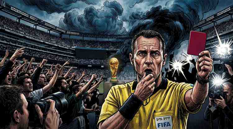 CONTROVERSY SHADOWS 2026 WORLD CUP FINAL AS FIFA APPOINTS REFEREE WITH DRAMATIC PAST