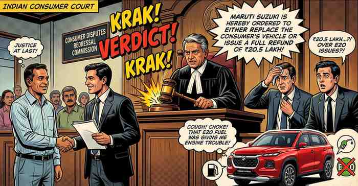 Historic Verdict Consumer Court Orders Maruti Suzuki to Replace Car or Refund ₹20.5 Lakh Over E20 Fuel Issues