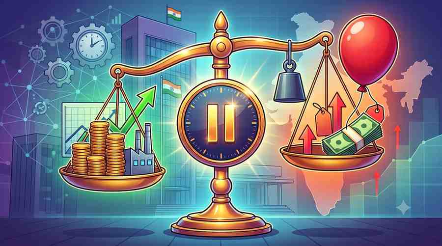 India's Rate Pause Signals Shift in RBI's Growth-Inflation Calculus