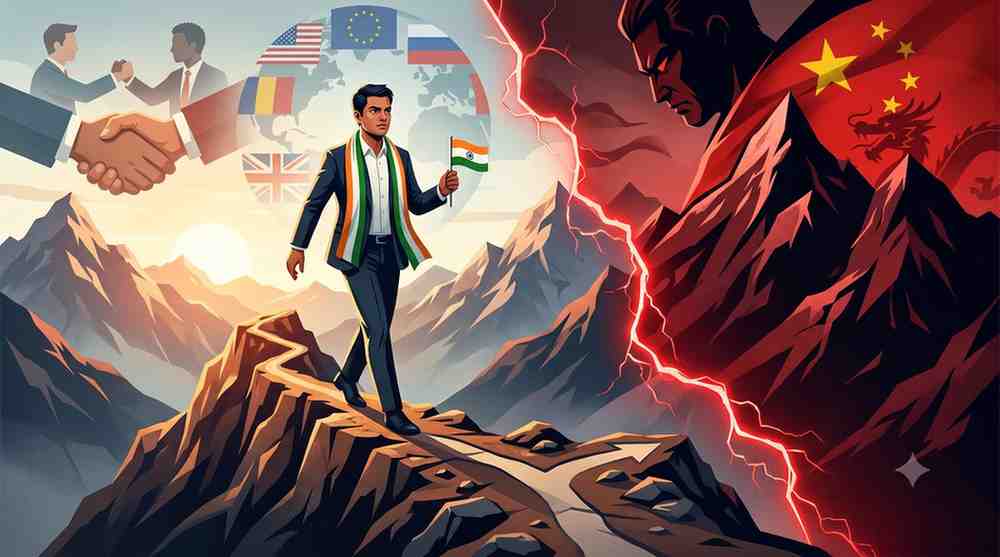 India's Strategic Balancing Act Navigating Tensions with China
