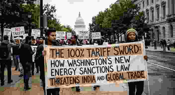 The 100% Tariff Sword How Washington's New Energy Sanctions Law Threatens India and Global Trade