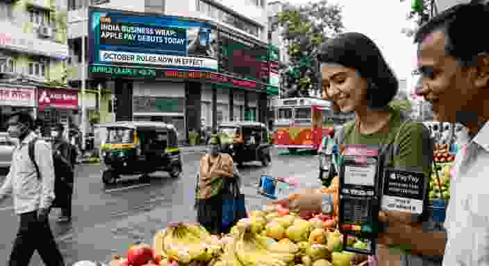 India Business Wrap Apple Pay Debuts, Hospital Stocks Tumble, and New October Rules