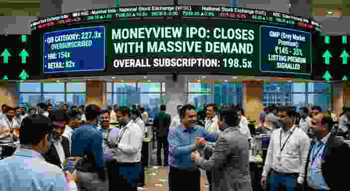 Moneyview IPO Closes with Massive Demand QIB Oversubscribed 227x as GMP Signals 35% Listing Premium